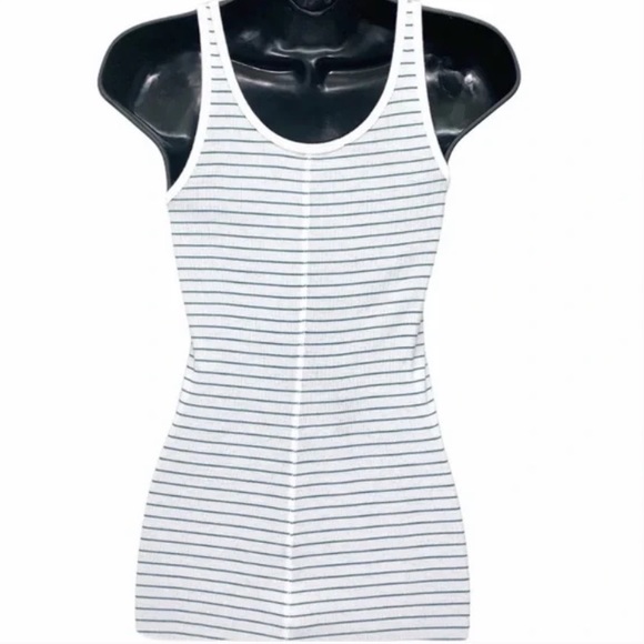Vince Favourite Rib Racerback Tank Top - Picture 2 of 8